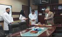 بازدید معاونت محترم سازمان غذا و دارو از انبارگردانی داروخانه ی شهید